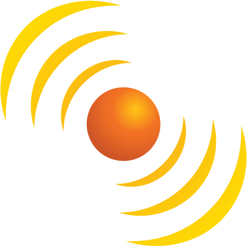 SunSpots orb and rays icon